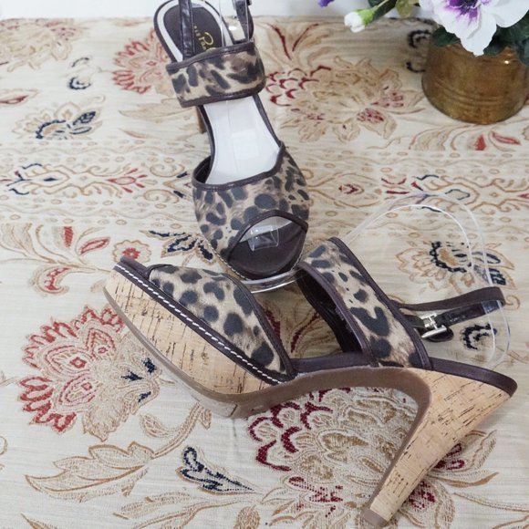 STUDIO PAOLO Ultra high Heel Leopard Print unworn - Picture 8 of 8